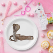 エジプトのコブラ(フードコブラ属のhaje) ペーパープレート (パーティー)