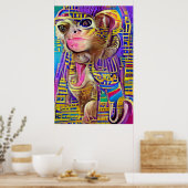 エジプトのサル ポスター (キッチン)