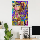 エジプトのサル ポスター (ホームオフィス)