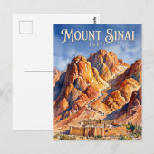 エジプトのシナイ山 ポストカード (正面/裏面)