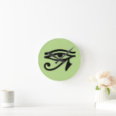 エジプトのシンボル：ウェッジャット ラウンド壁時計 (ホーム)