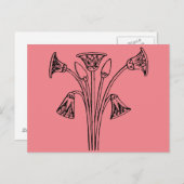 エジプトのシンボル：ロータス ポストカード (正面/裏面)