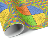 エジプトのシームレスなセットファブリックパターン ラッピングペーパー (ロールコーナー)