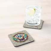 エジプトのスカラブカブトムシ – モザイクアート コースター (右側)