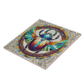 エジプトのスカラブカブトムシ – モザイクアート タイル (側面)