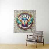 エジプトのスカラブカブトムシ – モザイクアート タペストリー (インサイチュ)