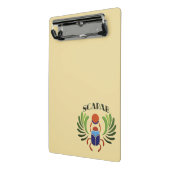 エジプトのスカラブカブトムシ。古代エジプトクラシック ミニクリップボード (アングル2)