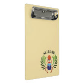 エジプトのスカラブカブトムシ。古代エジプトクラシック ミニクリップボード (アングル)