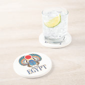 エジプトのスカラブカブトムシ。古代エジプト コースター (側面)