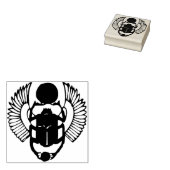 エジプトのスカラブトイラストレーションスタンプ ラバースタンプ (押印)