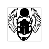 エジプトのスカラブトイラストレーションスタンプ ラバースタンプ (インプリント)