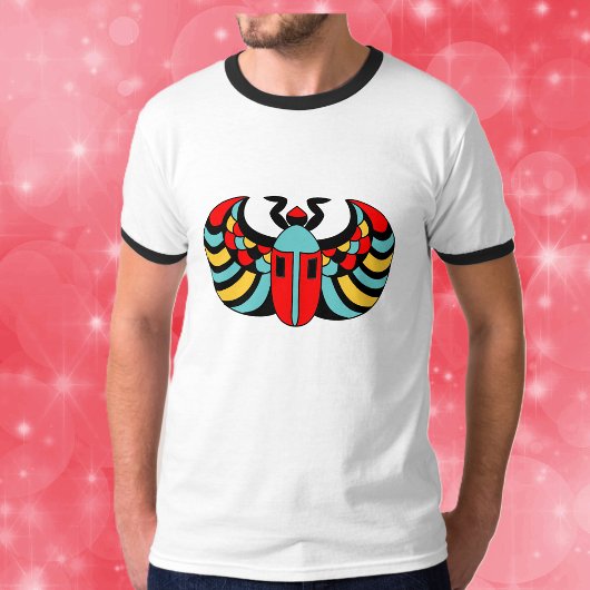 エジプトのスカラベのTシャツ Tシャツ