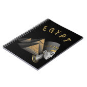 エジプトのスクロール帳 – ファラオ ノートブック (左側)