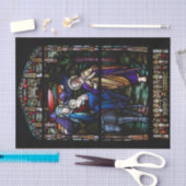 エジプトのステンドグラスのクリスマスへの飛行 薄葉紙 (クラフト)