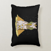 エジプトのスフィンクス猫バステット古代の女神 アクセントクッション (正面(垂直))