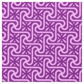 エジプトのタイル模様、アメジスト、蘭 ファブリック (クローズアップ)