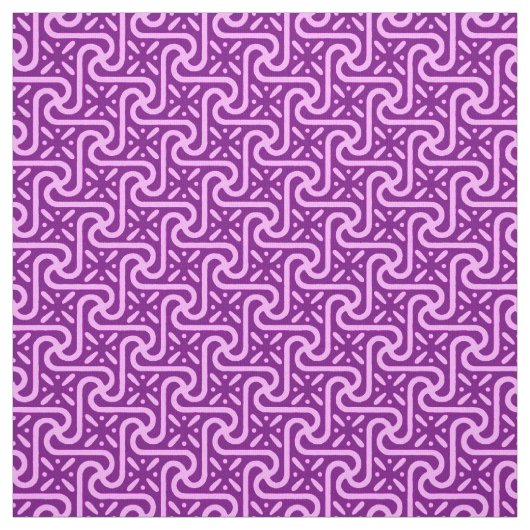 エジプトのタイル模様、アメジスト、蘭 ファブリック (見本)