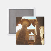 エジプトのテベスにあるカルナック寺院 マグネット (正面/裏面)