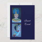 エジプトのテーマパーティー5x7テンプレート 招待状 (正面)