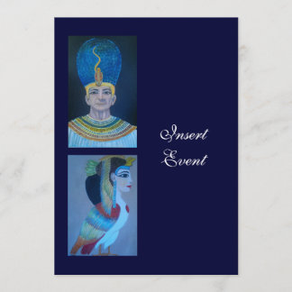 エジプトのテーマパーティー5x7テンプレート 招待状