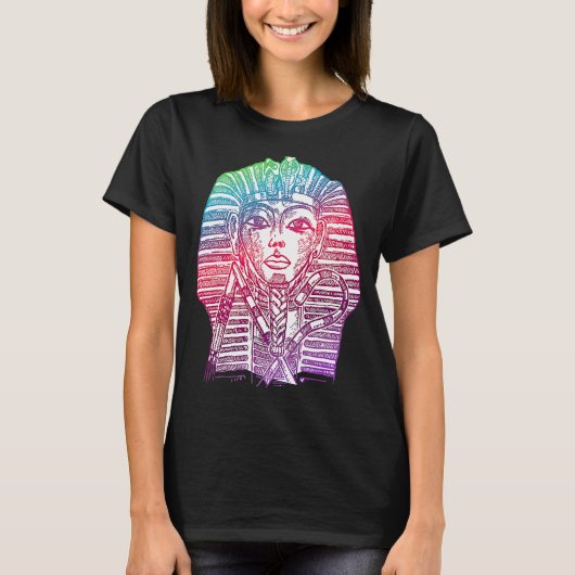 エジプトのトゥットトゥタンカームン王 Tシャツ (正面)