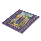 エジプトのドレスのアレクサンドリアの聖キャサリン タイル (側面)