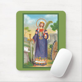 エジプトのドレスのアレクサンドリアの聖キャサリン マウスパッド