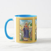 エジプトのドレスのアレクサンドリアの聖キャサリン マグカップ (左)