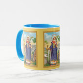 エジプトのドレスのアレクサンドリアの聖キャサリン マグカップ (正面左)