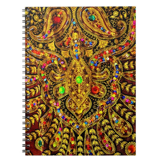エジプトのドレスのパターン ノートブック (正面)