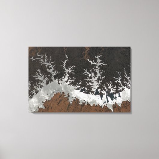 エジプトのナセル湖 キャンバスプリント (正面)