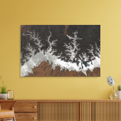 エジプトのナセル湖 キャンバスプリント (インサイチュ (リビング))