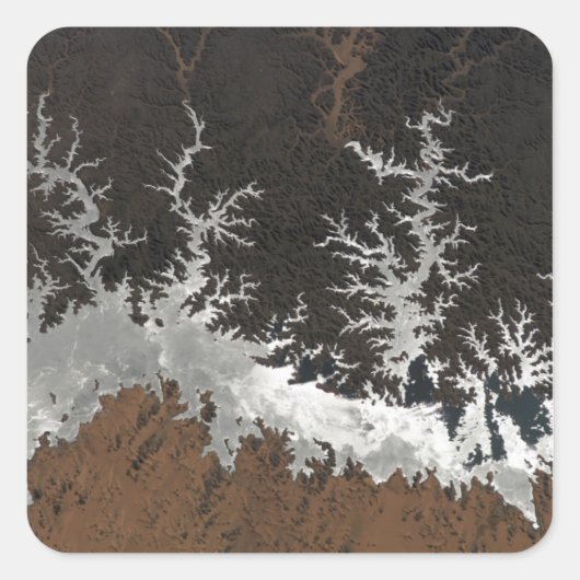 エジプトのナセル湖 スクエアシール (正面)