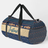 エジプトのハス・スカラブパーソナライズされた絵文字 ダッフルバッグ (右コーナー)