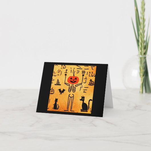 エジプトのハロウィーン4 カード (正面)