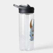 エジプトのバステット女神と猫のルネ・ラヴォワ ウォーターボトル (右面)