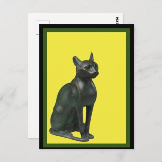 エジプトのバステット・キャット絵葉書 ポストカード (正面/裏面)