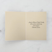 エジプトのバラのクリスマスへの飛行 シーズンカード (内部)