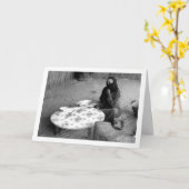 エジプトのパン職人 カード (黄色い花)