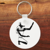 エジプトのヒエログリフ・アヌビス キーホルダー (正面)