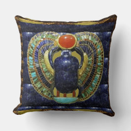 エジプトのピラミッドからのヴィンテージの寺院の芸術 クッション