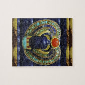 エジプトのピラミッドからのヴィンテージの寺院の芸術 ジグソーパズル (横)