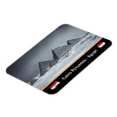 エジプトのピラミッドとカイロ – 古代エジプト/ユネスコ マグネット (左側)