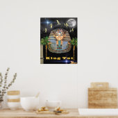 エジプトのピラミッドとキング・トゥ・アート ポスター (キッチン)