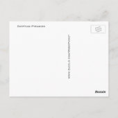 エジプトのピラミッドのはがき: ポストカード (裏面)