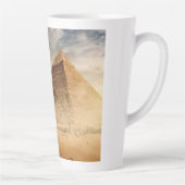 エジプトのピラミッド カフェラテマグ (右)