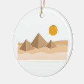 エジプトのピラミッド セラミックオーナメント (左)