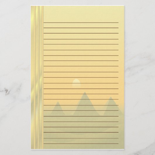 エジプトのピラミッド 便箋 (正面)