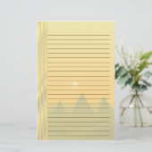 エジプトのピラミッド 便箋 (スタンド正面)