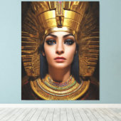エジプトのファラオのキャンバス印刷 キャンバスプリント (インサイチュ (ウッドフロア))